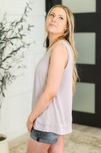 Load image into Gallery viewer, Mellow Muse Relaxed Knit Tank in Pearl Grey
