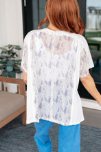 Load image into Gallery viewer, POL Mention Me Floral Accent Top in Ivory
