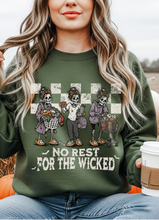Load image into Gallery viewer, No Rest for Wicked Graphic Tee &amp; Sweatshirt (multiple color options)
