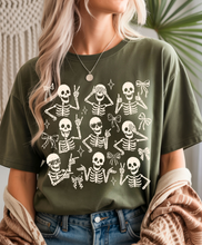 Load image into Gallery viewer, Skeleton Coquette Graphic Tee &amp; Sweatshirt (multiple color options)
