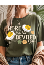 Load image into Gallery viewer, Here For The Eggs Graphic Tee &amp; Sweatshirt (multiple color options)
