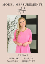Load image into Gallery viewer, Take It Easy Slouchy Tee in Hot Pink
