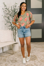 Load image into Gallery viewer, More Than Butterflies Floral V-Neck Top

