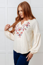 Load image into Gallery viewer, More Than You Would Think Embroidered Blouse
