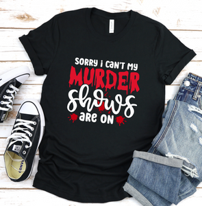 Murder Shows Graphic T-Shirt