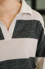 Load image into Gallery viewer, My Dear Friend Collared Relaxed Top in Black
