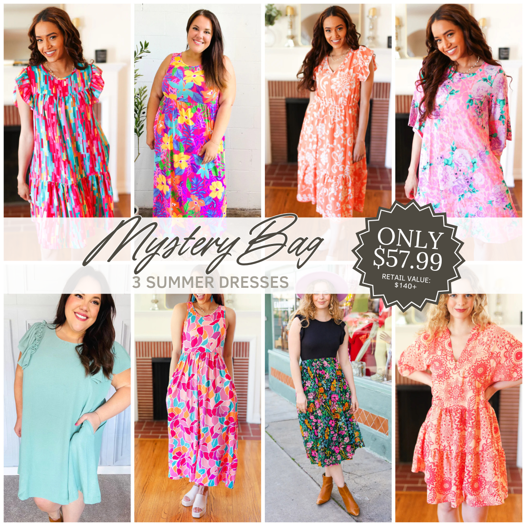 3 Summer Dresses Mystery Grab Bag