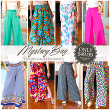 Load image into Gallery viewer, 3 Pairs Palazzo Pants Mystery Grab Bag
