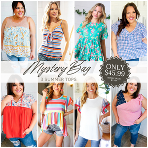 3 Summer Tops Mystery Grab Bag