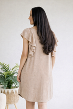 Load image into Gallery viewer, Natural Form Ruffle Dress
