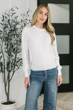 Load image into Gallery viewer, Necessary Closet Space Long Sleeve Top in White
