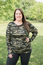 Load image into Gallery viewer, Classy in Camo Lace Top

