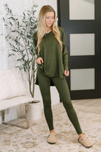Load image into Gallery viewer, Next to Nothing Top and Bottom Set in Dark Olive
