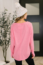 Load image into Gallery viewer, Nice to Each Other Raglan Sleeve Top in Fuchsia
