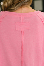 Load image into Gallery viewer, Nice to Each Other Raglan Sleeve Top in Fuchsia
