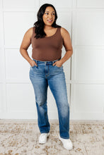 Load image into Gallery viewer, JUDY BLUE Nivea Vintage Wash Thermal Straight Jeans
