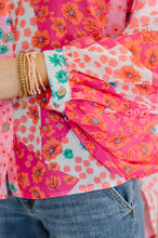 Load image into Gallery viewer, No Hesitation Mixed Print Blouse
