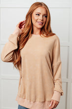 Load image into Gallery viewer, No Plain Jane Oversized Sweatshirt in Khaki
