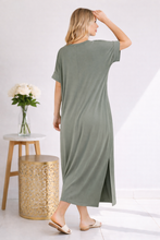 Load image into Gallery viewer, Olive Ease Midi Dress

