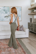 Load image into Gallery viewer, Olivia Control Top Release Hem Overalls in Olive by Judy Blue
