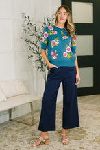 Load image into Gallery viewer, Only Pair High Waisted Wide Leg Bottoms in Navy
