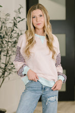Load image into Gallery viewer, Outside the Lines Oversized Color Block  Pullover
