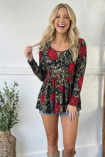 Load image into Gallery viewer, Scarlet Meadow Babydoll Blouse
