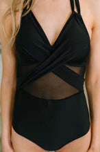 Load image into Gallery viewer, Palma Mesh Detail Halter Swimsuit

