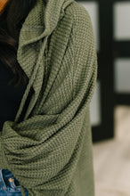 Load image into Gallery viewer, Pamper Travel Hooded Cardigan in Olive

