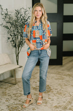 Load image into Gallery viewer, Pardon Me Patchwork Puff Sleeve Blouse
