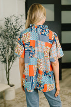 Load image into Gallery viewer, Pardon Me Patchwork Puff Sleeve Blouse
