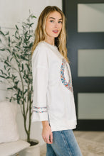 Load image into Gallery viewer, Peace, Love, and Flowers Peace Sign Top
