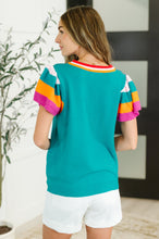 Load image into Gallery viewer, Perfect Playlist Color Block Sleeve Top
