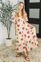 Load image into Gallery viewer, Petals &amp; Postcards Balloon Sleeve Dress
