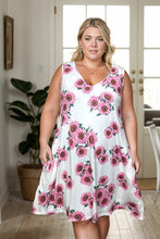 Load image into Gallery viewer, Pink Sunflowers - Swing Dress
