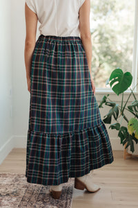 Plaid Perfection Maxi Skirt