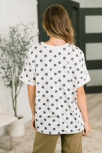 Load image into Gallery viewer, Pretty in Polka Oversized Drop Shoulder Tee
