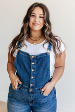 Load image into Gallery viewer, Priscilla High Rise Crop Wide Leg Denim Overalls by Judy Blue
