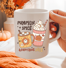 Load image into Gallery viewer, Pumpkin Spice &amp; Everything Nice  Beverage Mug
