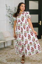 Load image into Gallery viewer, Quiet Life Notch Neck Tiered Dress in White
