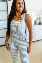 Load image into Gallery viewer, JUDY BLUE Railroad Stripe Overalls
