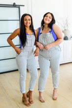 Load image into Gallery viewer, JUDY BLUE Railroad Stripe Overalls
