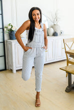 Load image into Gallery viewer, JUDY BLUE Railroad Stripe Overalls
