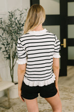 Load image into Gallery viewer, Rational Ruffle Textured Knit Blouse
