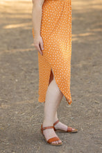 Load image into Gallery viewer, Reagan Ribbed Midi Dress - Pumpkin Floral
