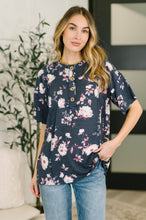 Load image into Gallery viewer, Really Simple Floral Henley Top
