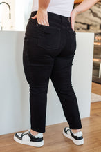 Load image into Gallery viewer, Reese Rhinestone Slim Fit Jeans in Black by Judy Blue
