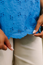 Load image into Gallery viewer, Refined Darling Eyelet Blouse
