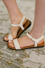 Load image into Gallery viewer, Riddle Ankle Strap Sandal in Beige
