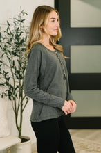 Load image into Gallery viewer, Rooftop View Raglan Sleeve Henley Top
